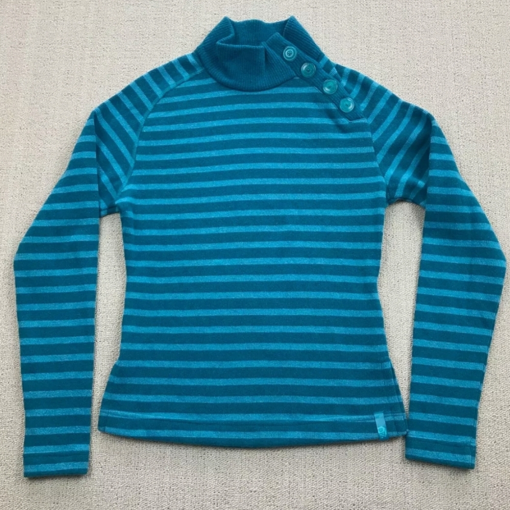 Mountain Hard Ware Striped Blue Women's Sweater Top